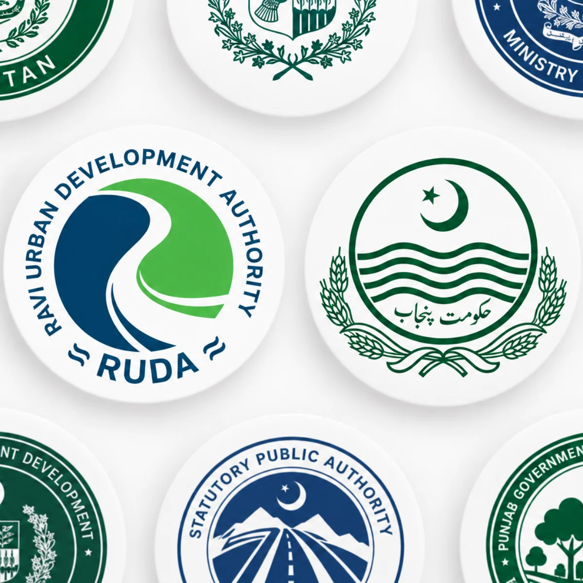 RUDA and Government of Punjab emblems on a pale background.